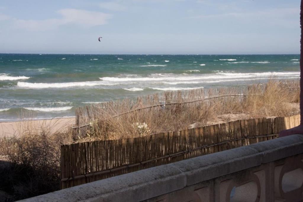 Beachfront House, Valencia, Wifi, Paddle Surf Board, Incredible Views Sueca Zewnętrze zdjęcie
